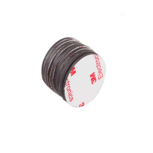 DOTs magnéticos de borracha flexíveis personalizados ímã redondo com adesivo
